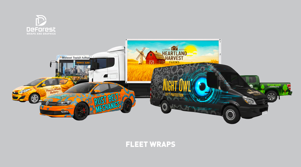 Vehicle Wraps DeForest WI | Fleet Graphics Madison | DeForest Wraps ...